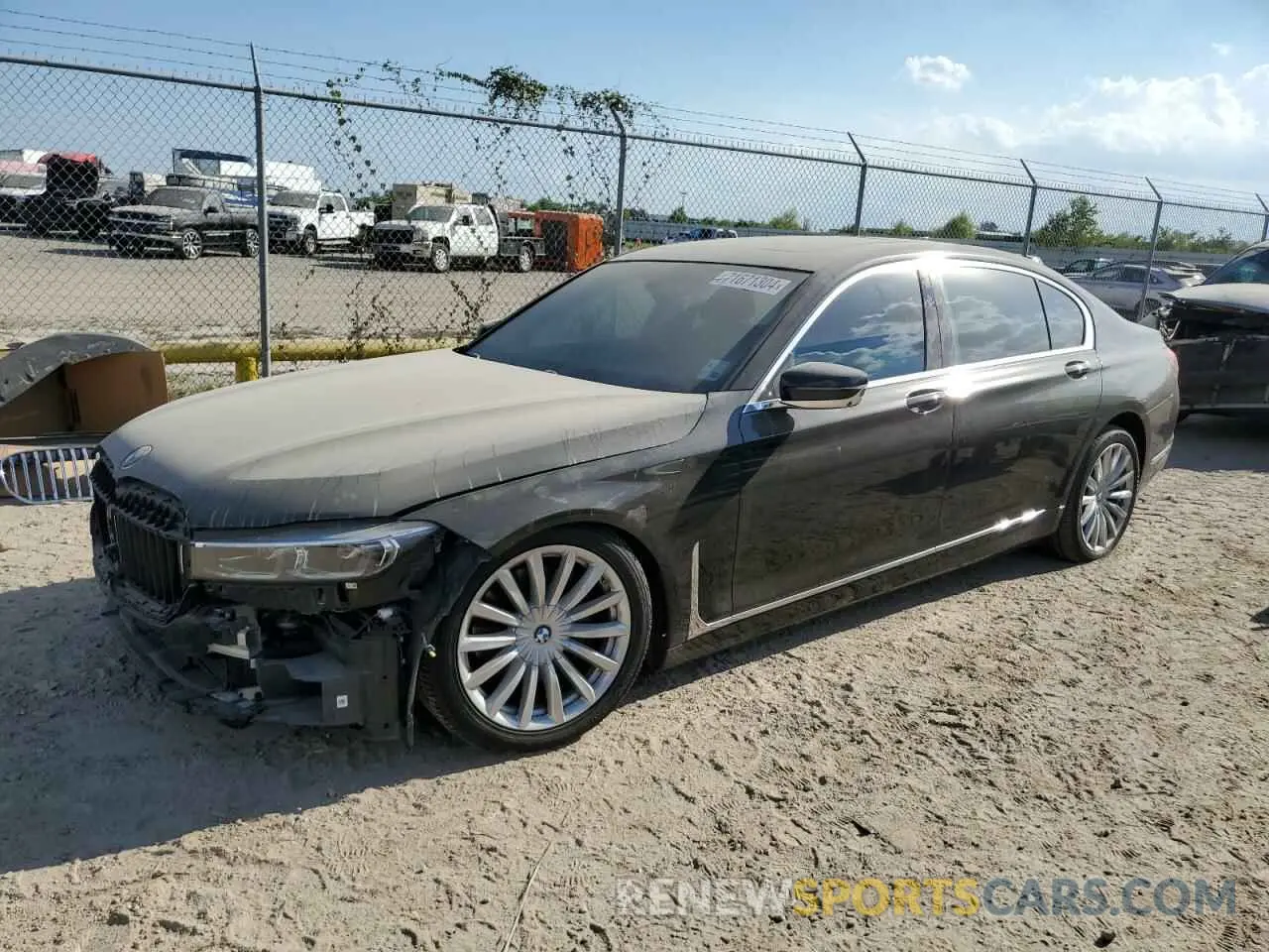 1 Photograph of a damaged car WBA7T4C07NCH70453 BMW 7 SERIES 2022