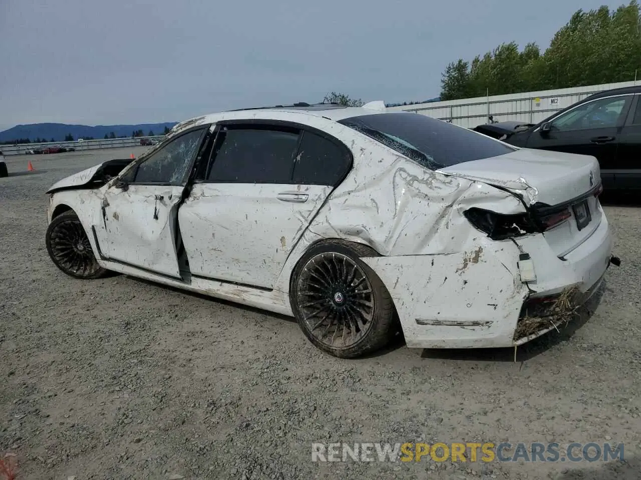 2 Photograph of a damaged car WBA7U2C04NCH44975 BMW 7 SERIES 2022