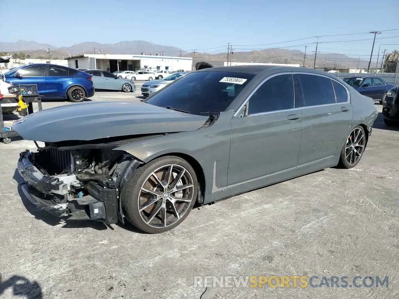 1 Photograph of a damaged car WBA7U2C09NCH65451 BMW 7 SERIES 2022