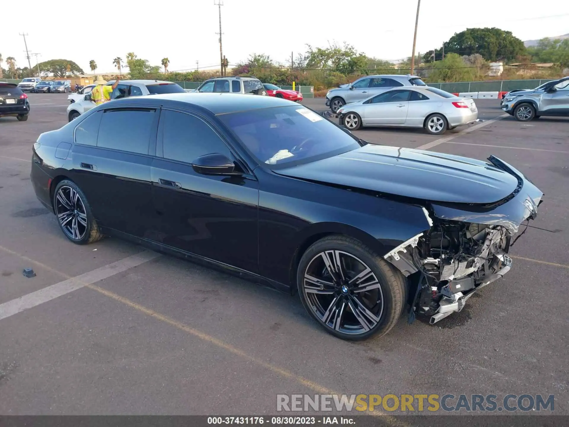 1 Photograph of a damaged car WBA23EH00PCL69917 BMW 7 SERIES 2023