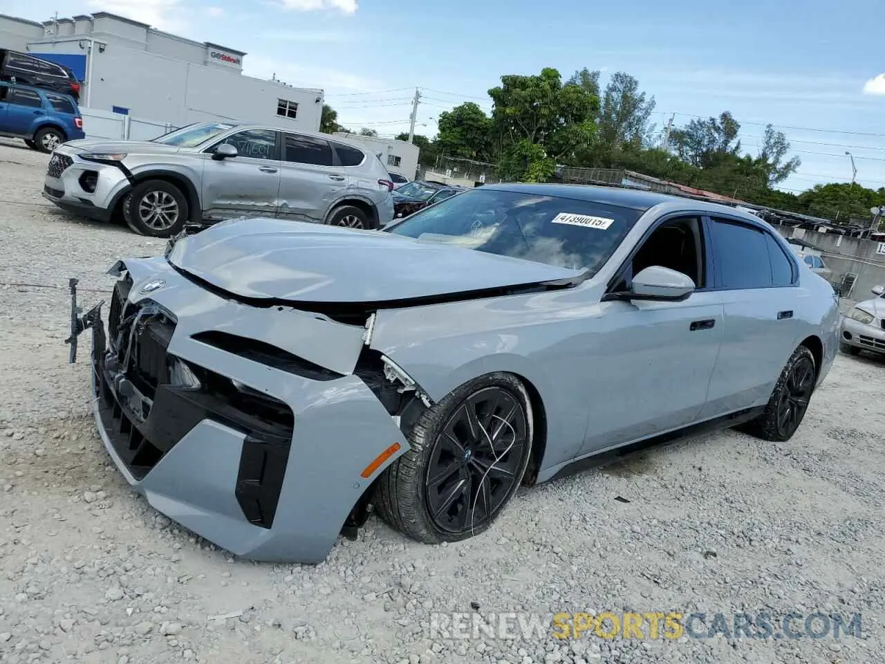 1 Photograph of a damaged car WBA23EH08PCM24789 BMW 7 SERIES 2023