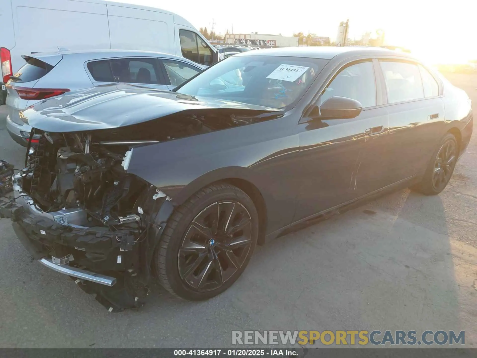 2 Photograph of a damaged car WBA23EH03RCP32228 BMW 740 2024