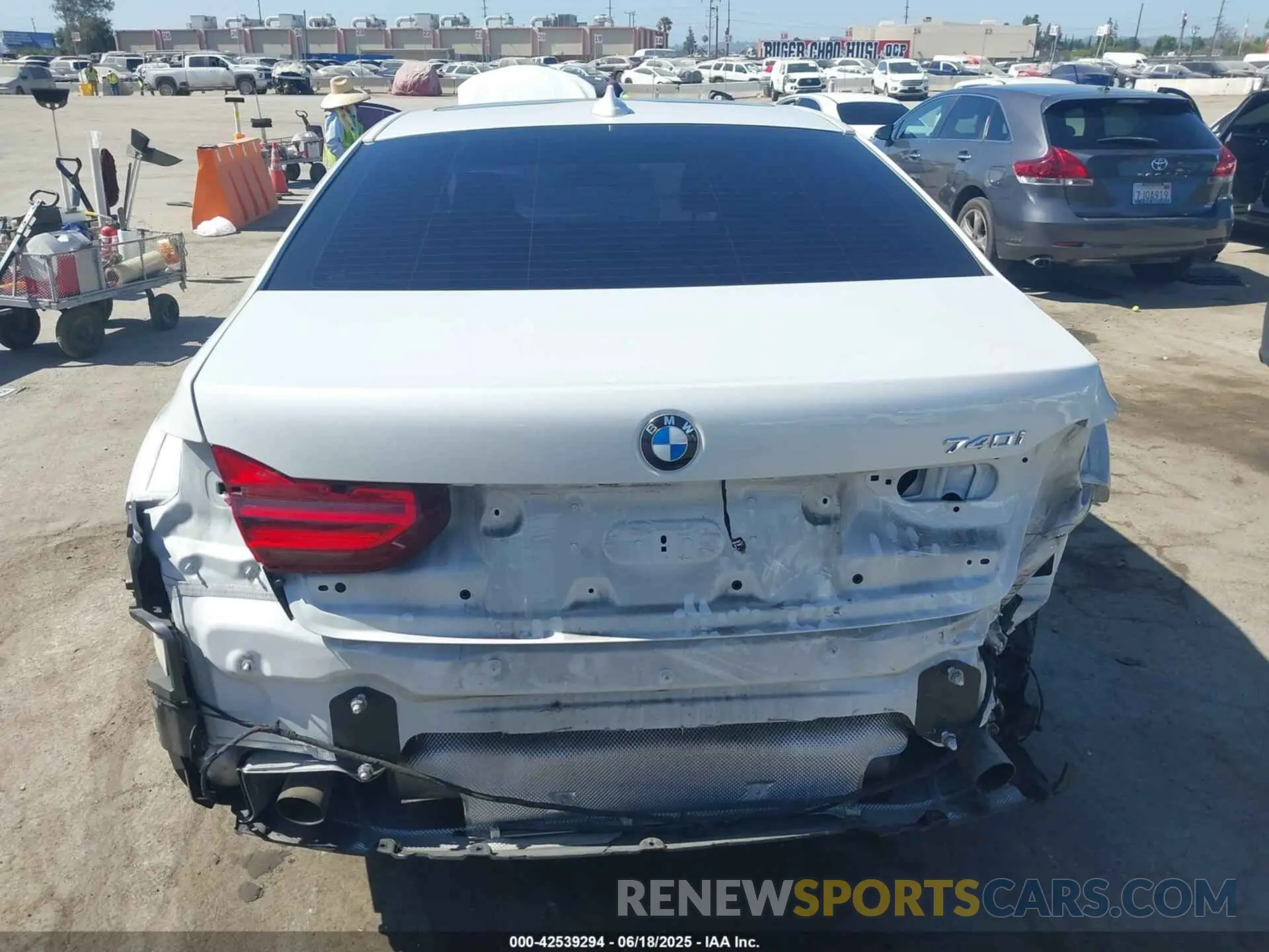 17 Photograph of a damaged car WBA7E2C53KB454816 BMW 740I 2019