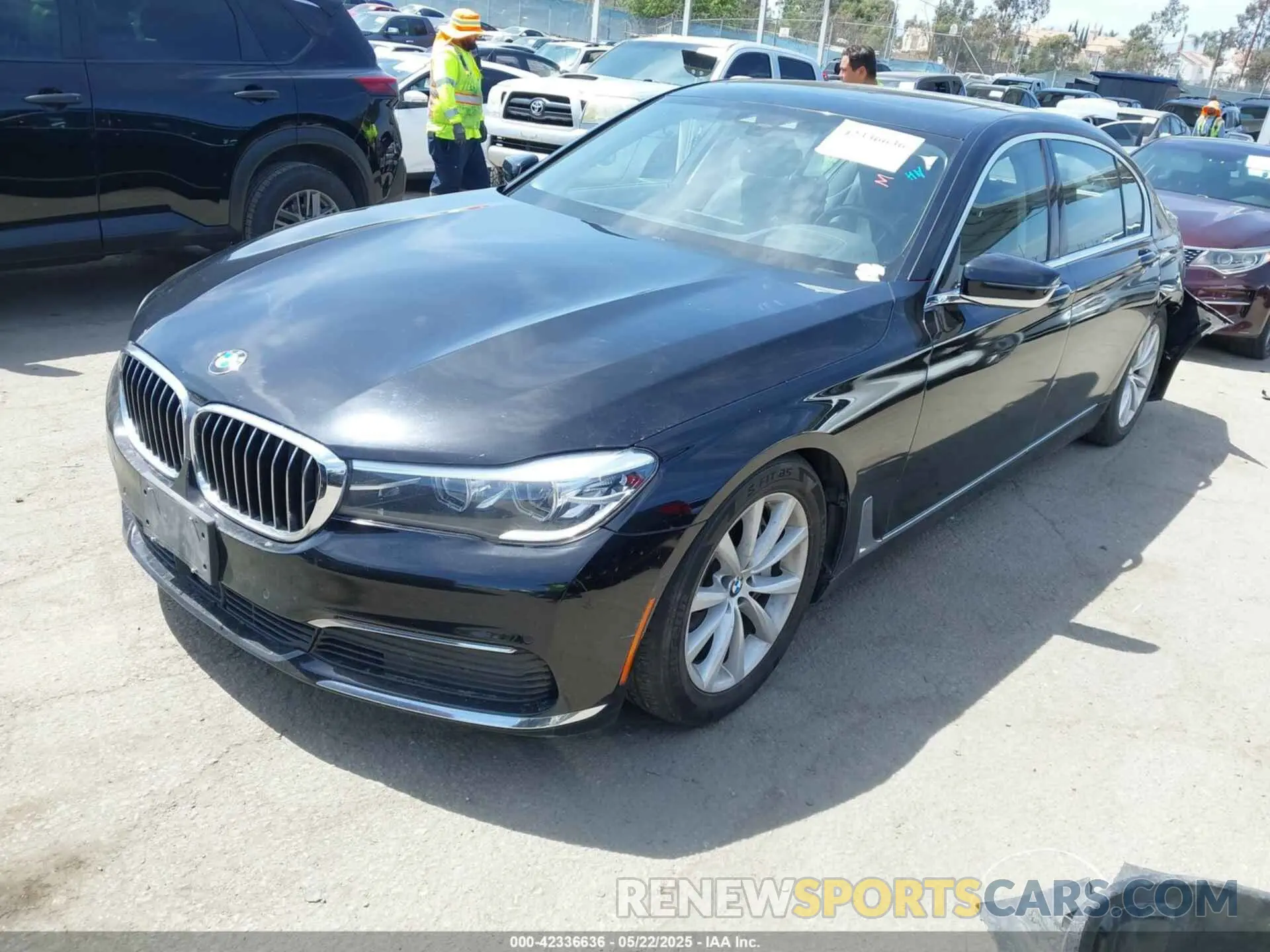 2 Photograph of a damaged car WBA7E2C56KB216989 BMW 740I 2019