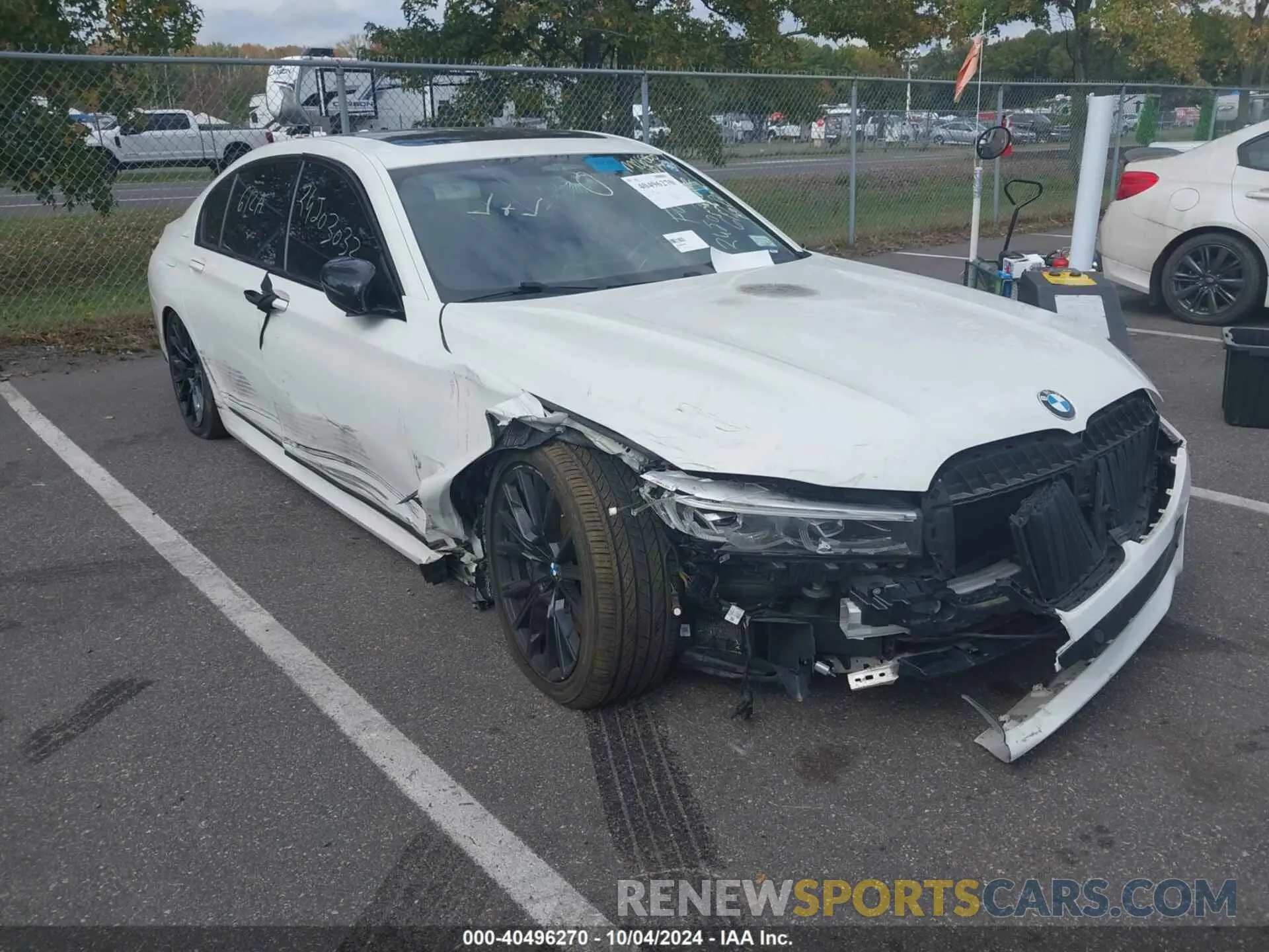 1 Photograph of a damaged car WBA7U2C0XLGM26880 BMW 750I 2020