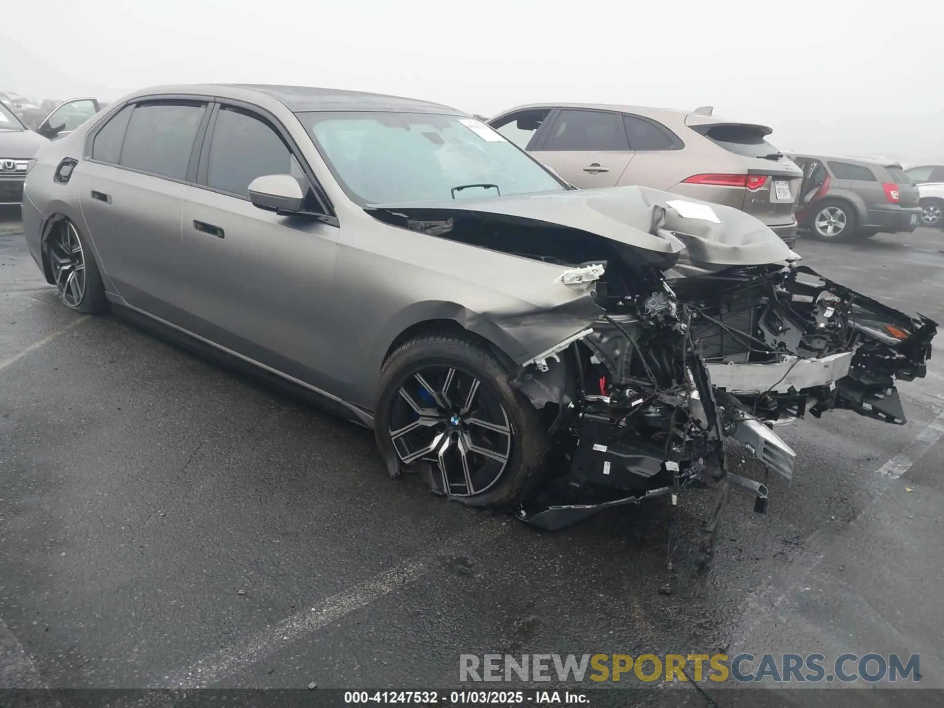1 Photograph of a damaged car WBA33EJ00RCS43736 BMW 760 2024