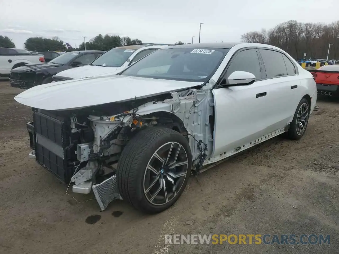 1 Photograph of a damaged car WBA33EJ00RCP82020 BMW 760 XI 2024