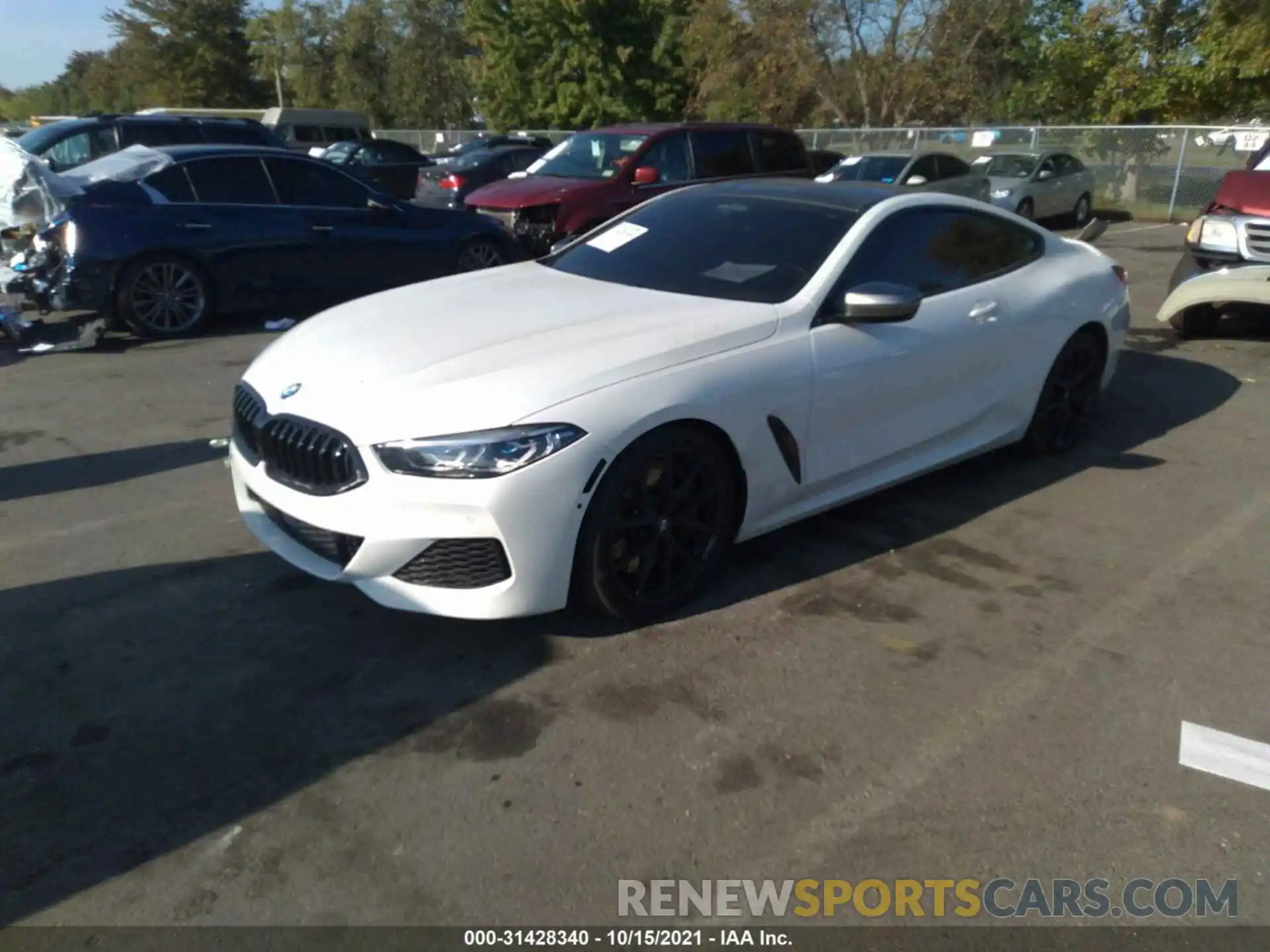 2 Photograph of a damaged car WBABC4C50KBU95402 BMW 8 SERIES 2019