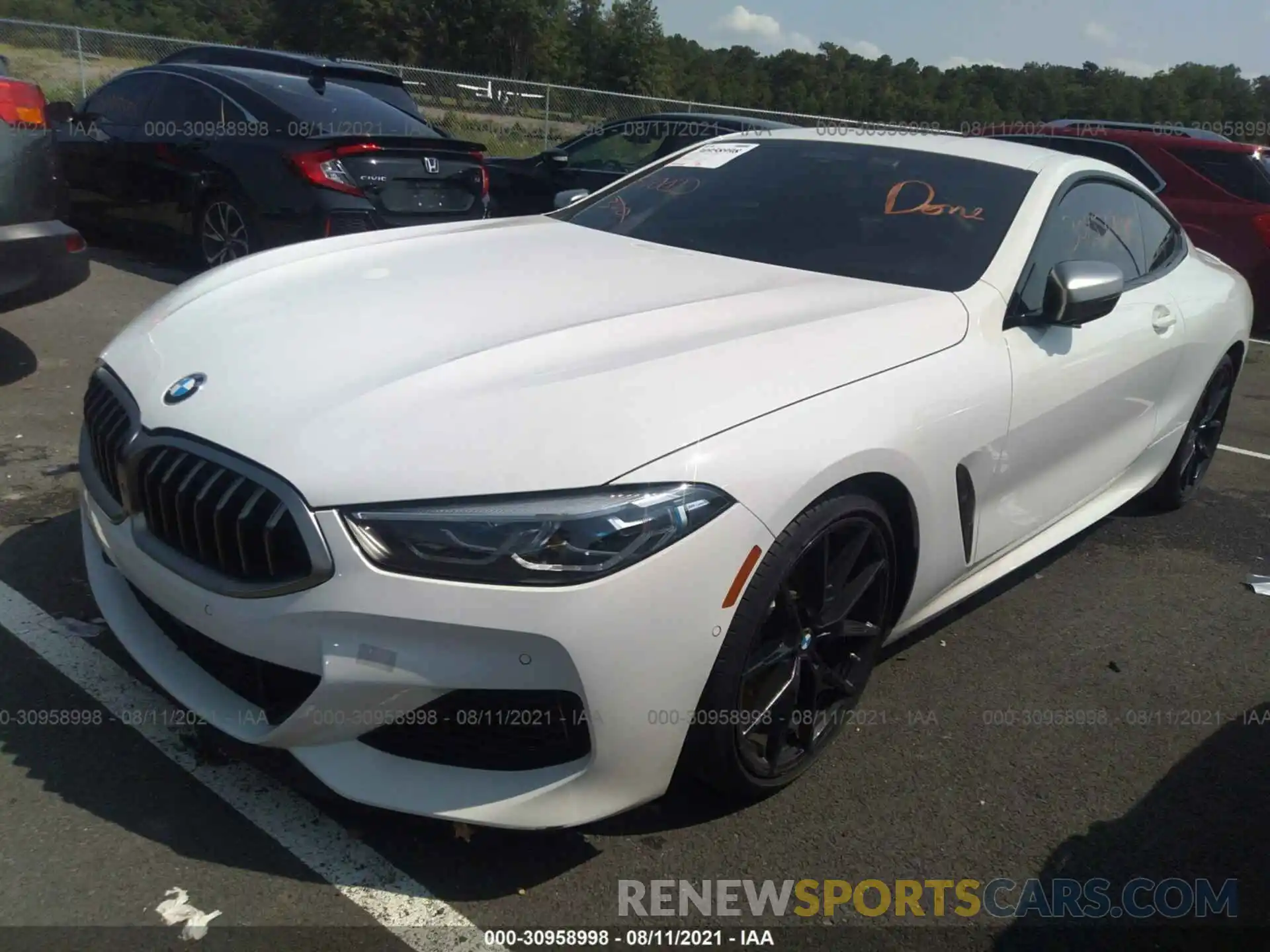 2 Photograph of a damaged car WBABC4C50KBU96324 BMW 8 SERIES 2019