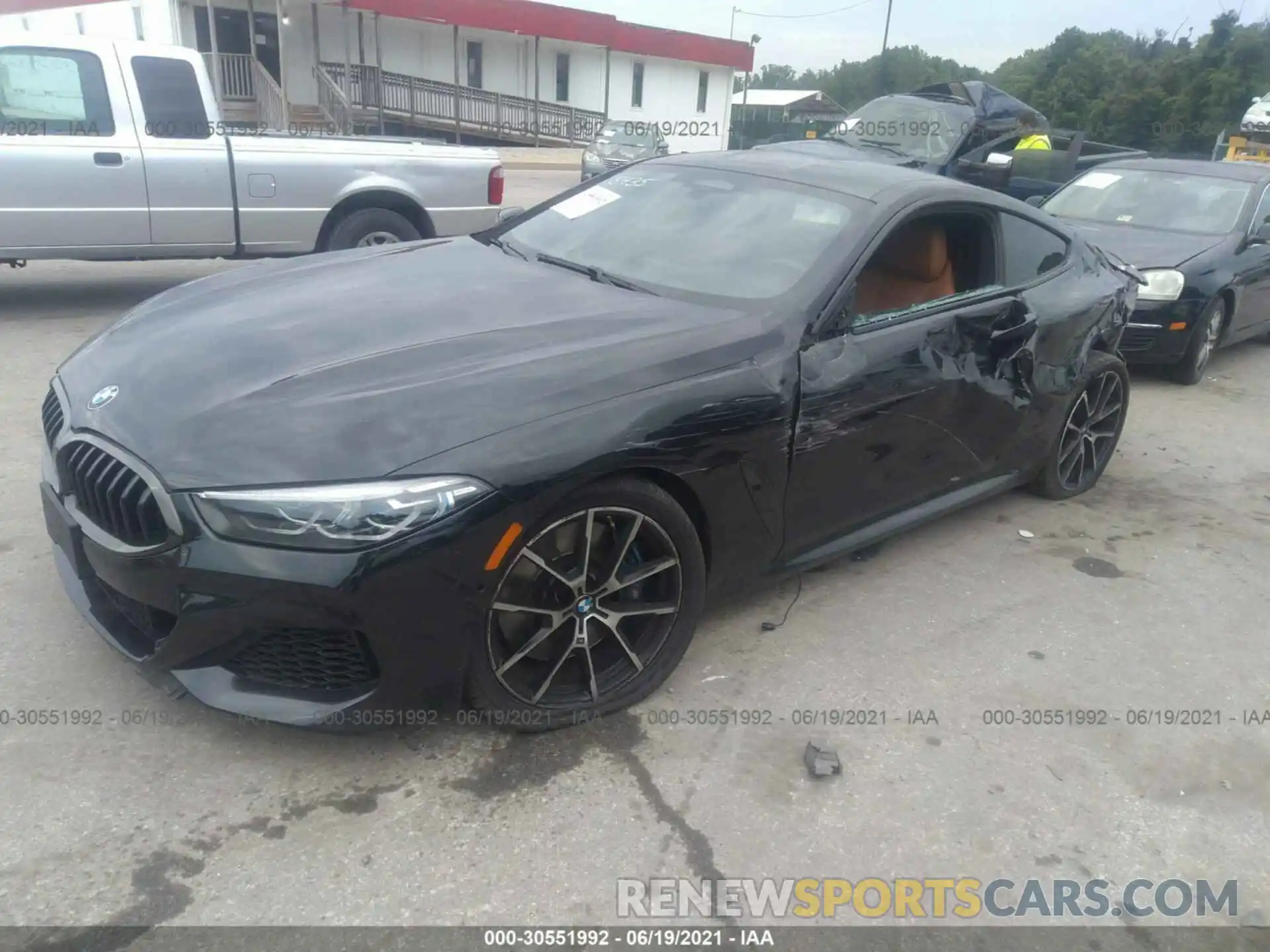 2 Photograph of a damaged car WBABC4C54KBU95435 BMW 8 SERIES 2019