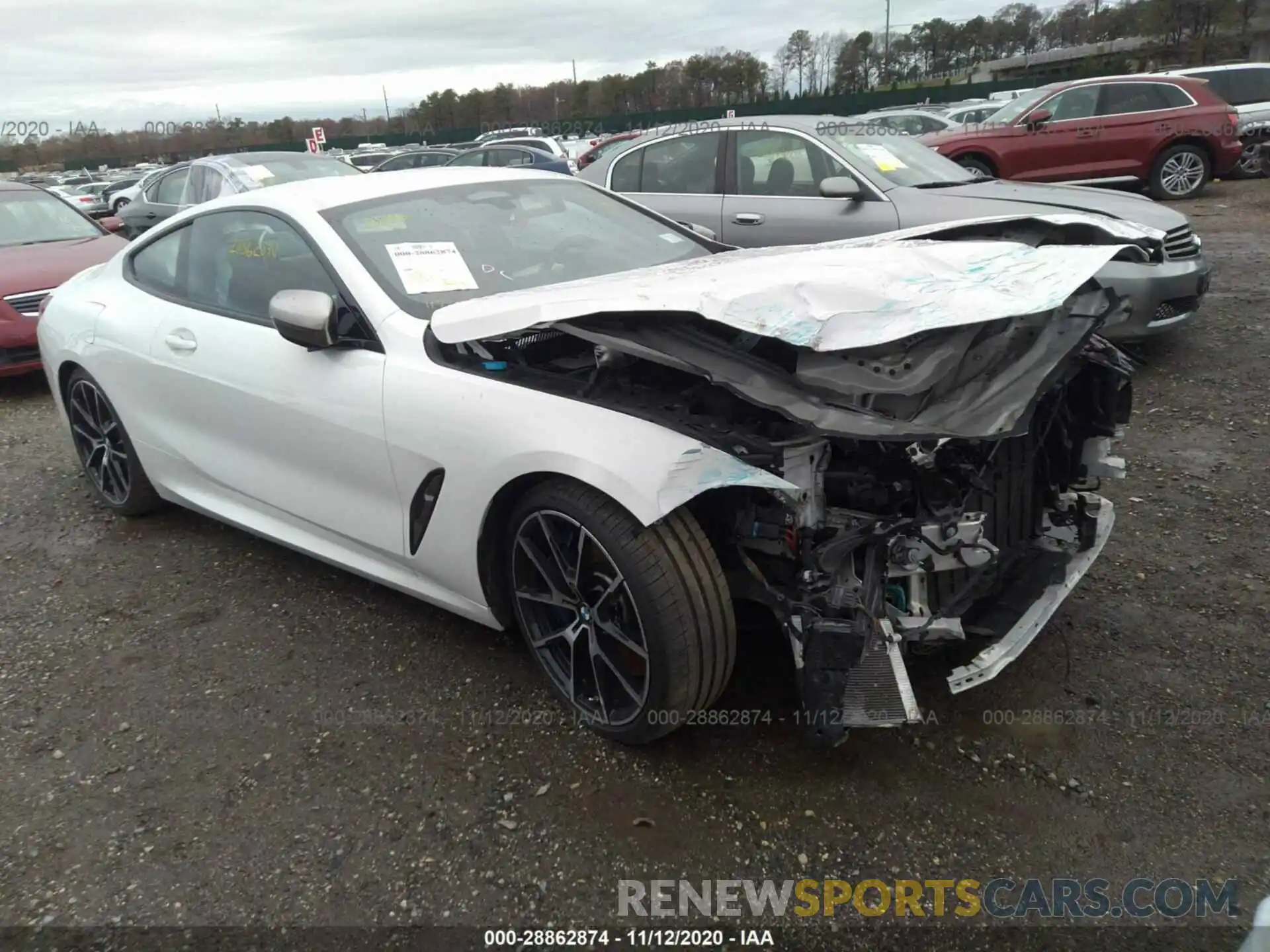 1 Photograph of a damaged car WBABC4C54KBU96312 BMW 8 SERIES 2019