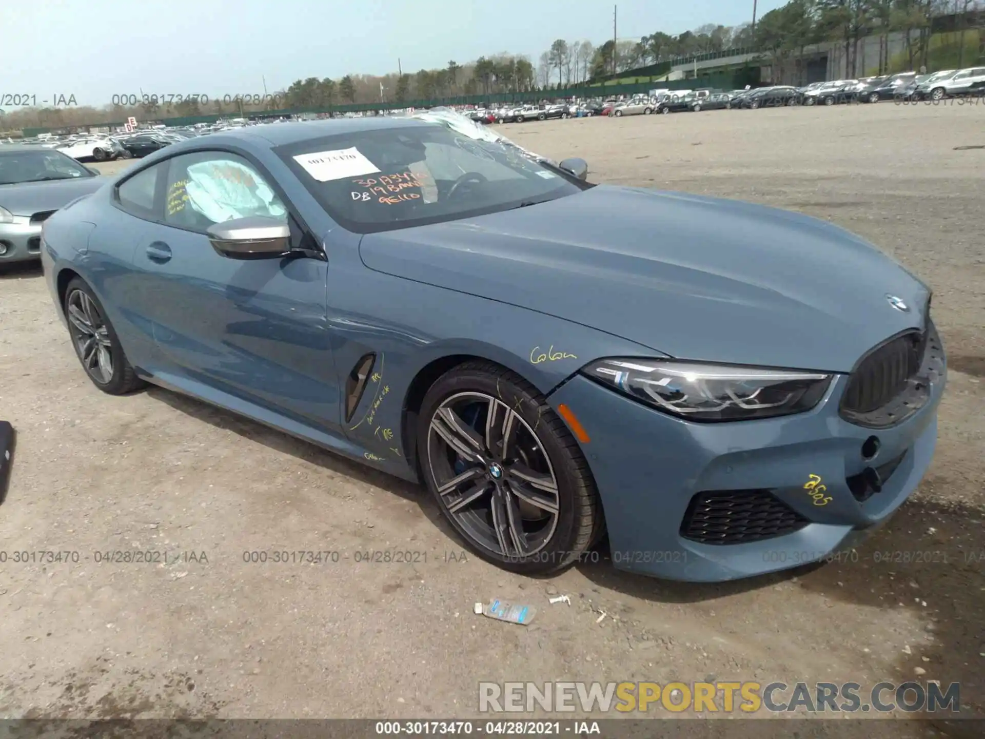 1 Photograph of a damaged car WBABC4C5XKBU95763 BMW 8 SERIES 2019