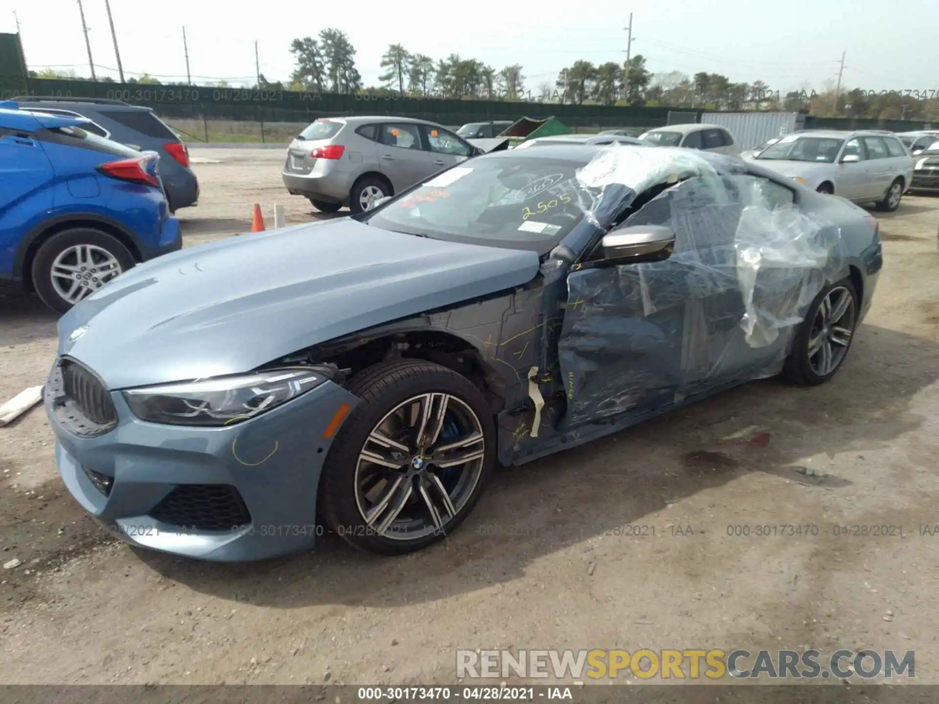 2 Photograph of a damaged car WBABC4C5XKBU95763 BMW 8 SERIES 2019