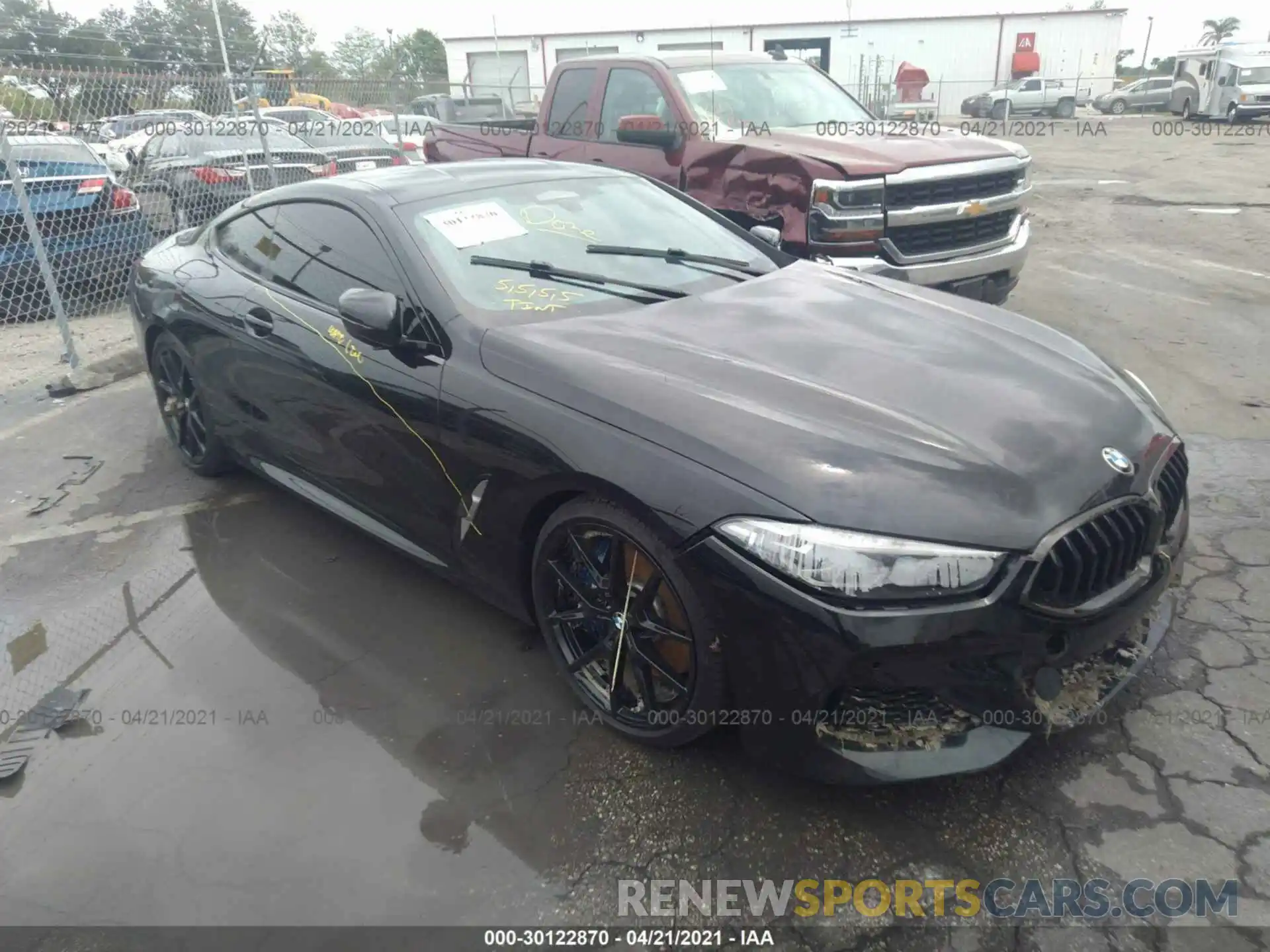 1 Photograph of a damaged car WBAAE2C00LCE34628 BMW 8 SERIES 2020