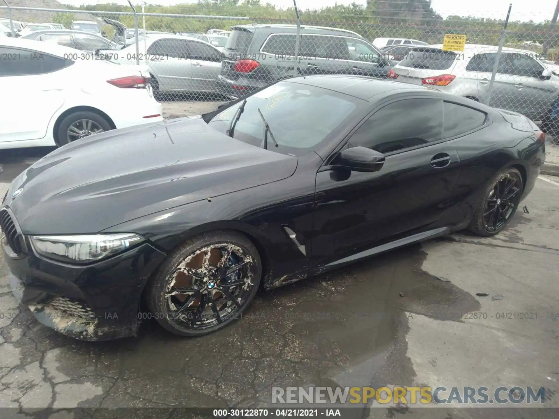 2 Photograph of a damaged car WBAAE2C00LCE34628 BMW 8 SERIES 2020