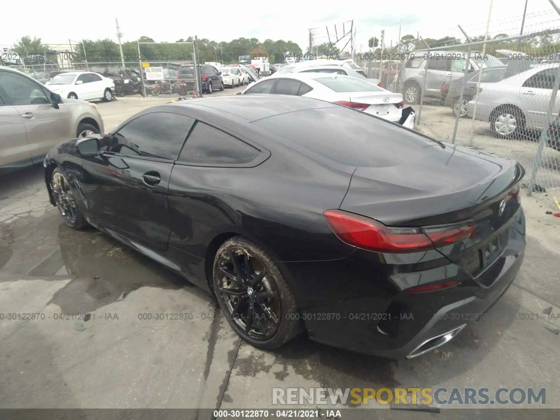 3 Photograph of a damaged car WBAAE2C00LCE34628 BMW 8 SERIES 2020