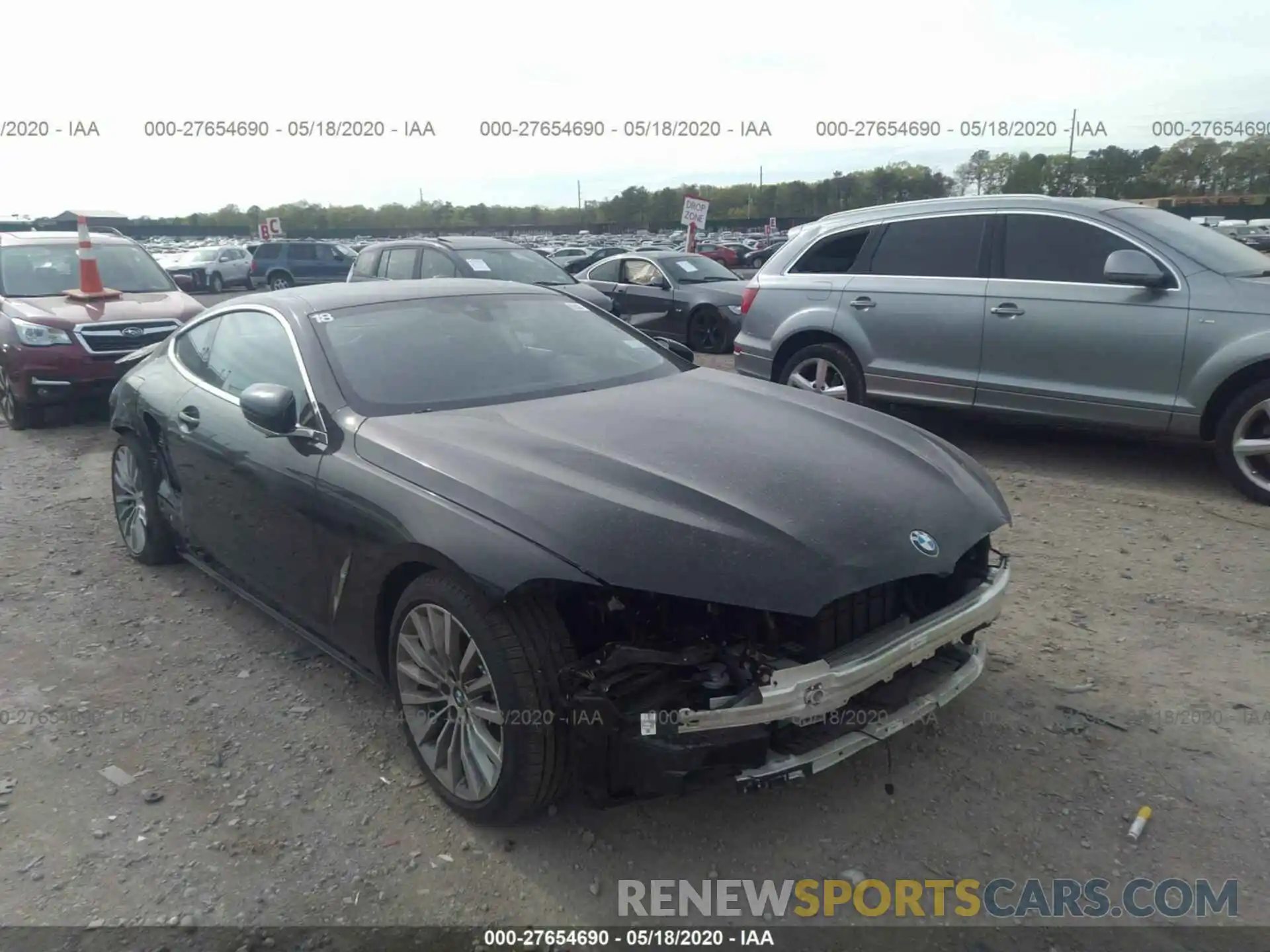 1 Photograph of a damaged car WBAAE4C0XLBP63982 BMW 8 SERIES 2020