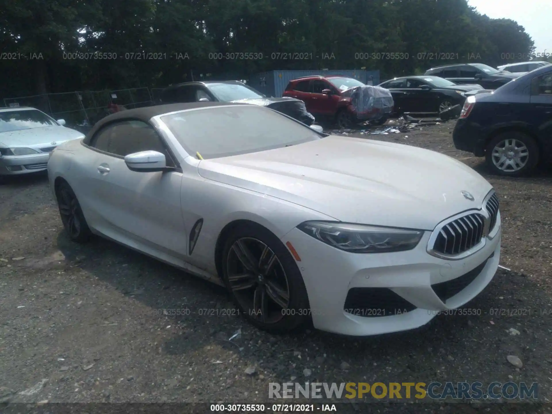 1 Photograph of a damaged car WBADZ4C04LCE17389 BMW 8 SERIES 2020