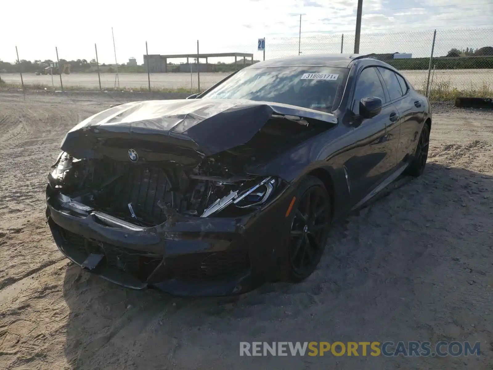 2 Photograph of a damaged car WBAGV2C08LCD31189 BMW 8 SERIES 2020