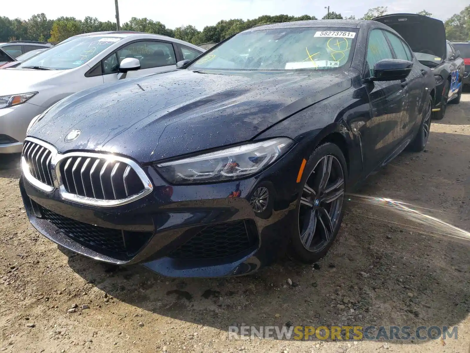 2 Photograph of a damaged car WBAGV4C09LCD61927 BMW 8 SERIES 2020