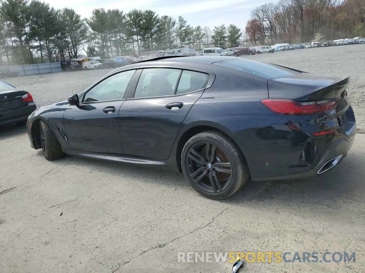 2 Photograph of a damaged car WBAGV4C0XLCD97822 BMW 8 SERIES 2020