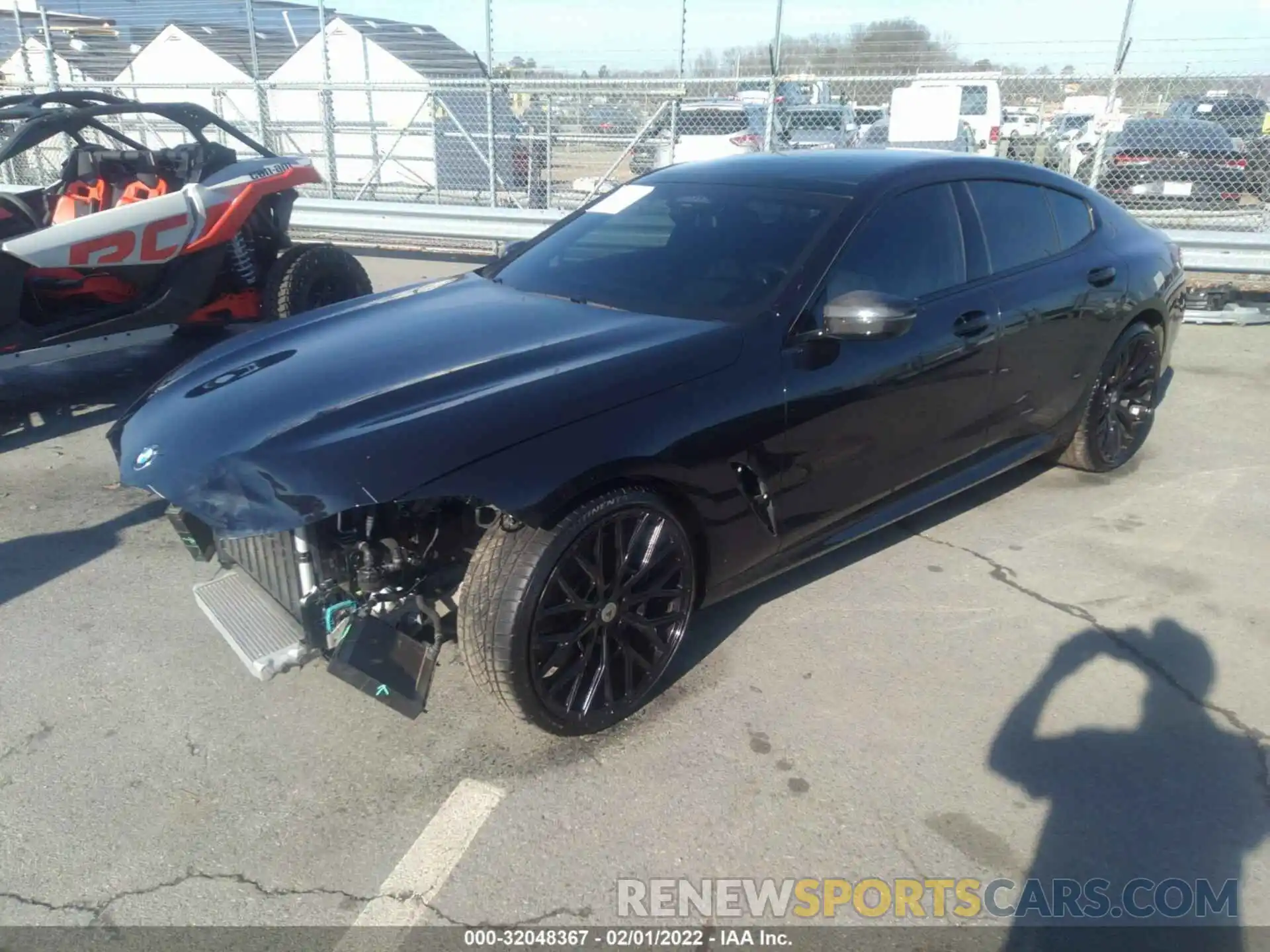 2 Photograph of a damaged car WBAGV8C09LCD97785 BMW 8 SERIES 2020