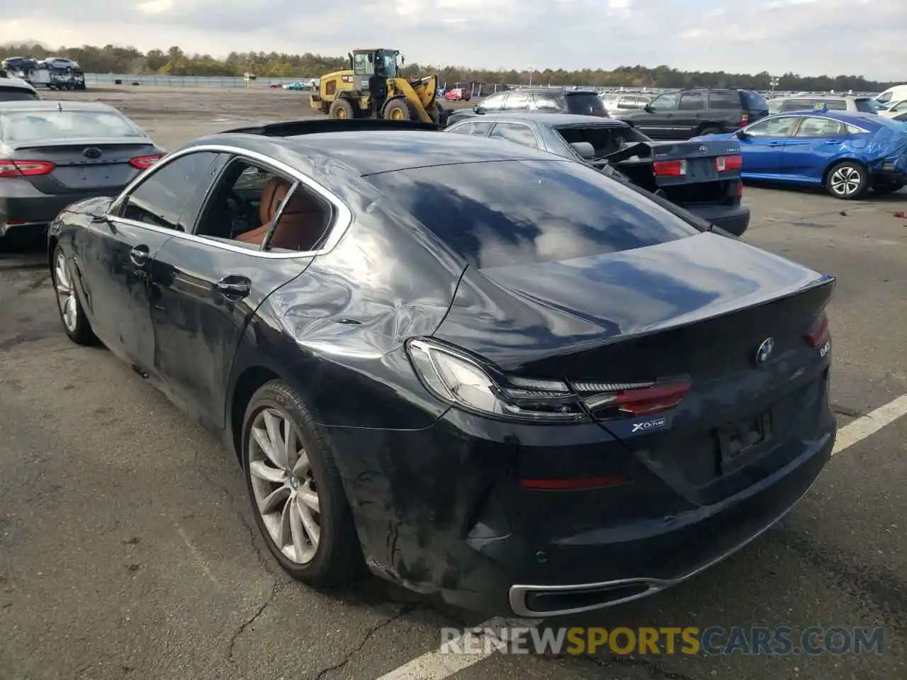 3 Photograph of a damaged car WBAGV4C02MCG39844 BMW 8 SERIES 2021