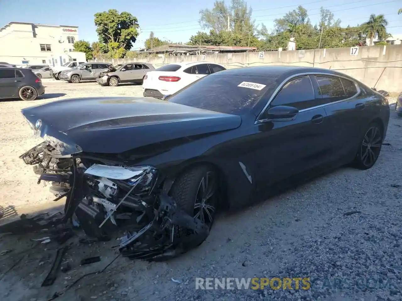 1 Photograph of a damaged car WBAGV4C0XMCG69044 BMW 8 SERIES 2021