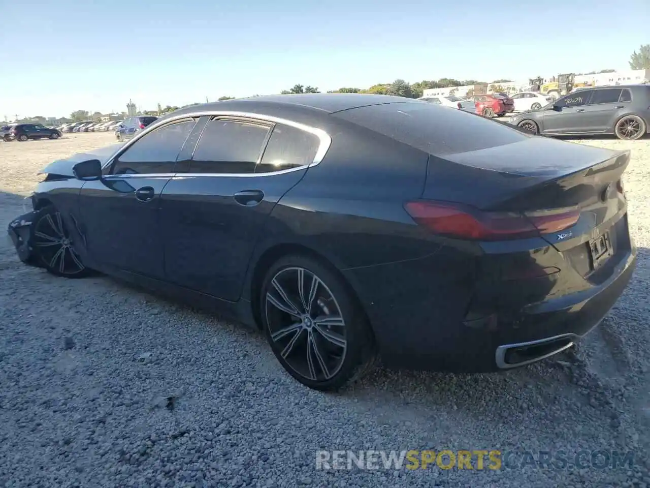 2 Photograph of a damaged car WBAGV4C0XMCG69044 BMW 8 SERIES 2021