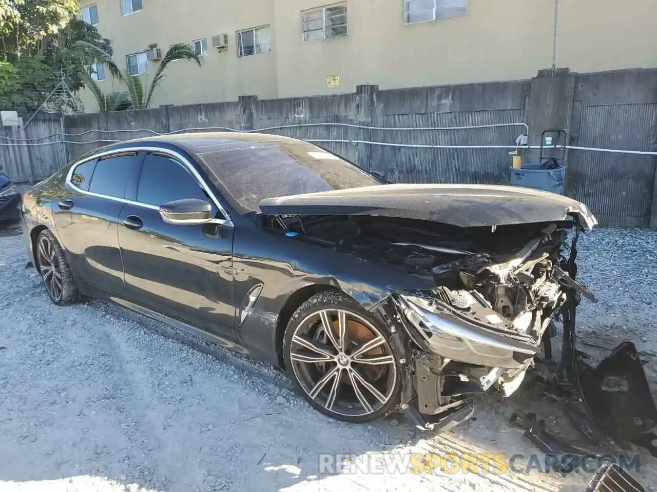 4 Photograph of a damaged car WBAGV4C0XMCG69044 BMW 8 SERIES 2021