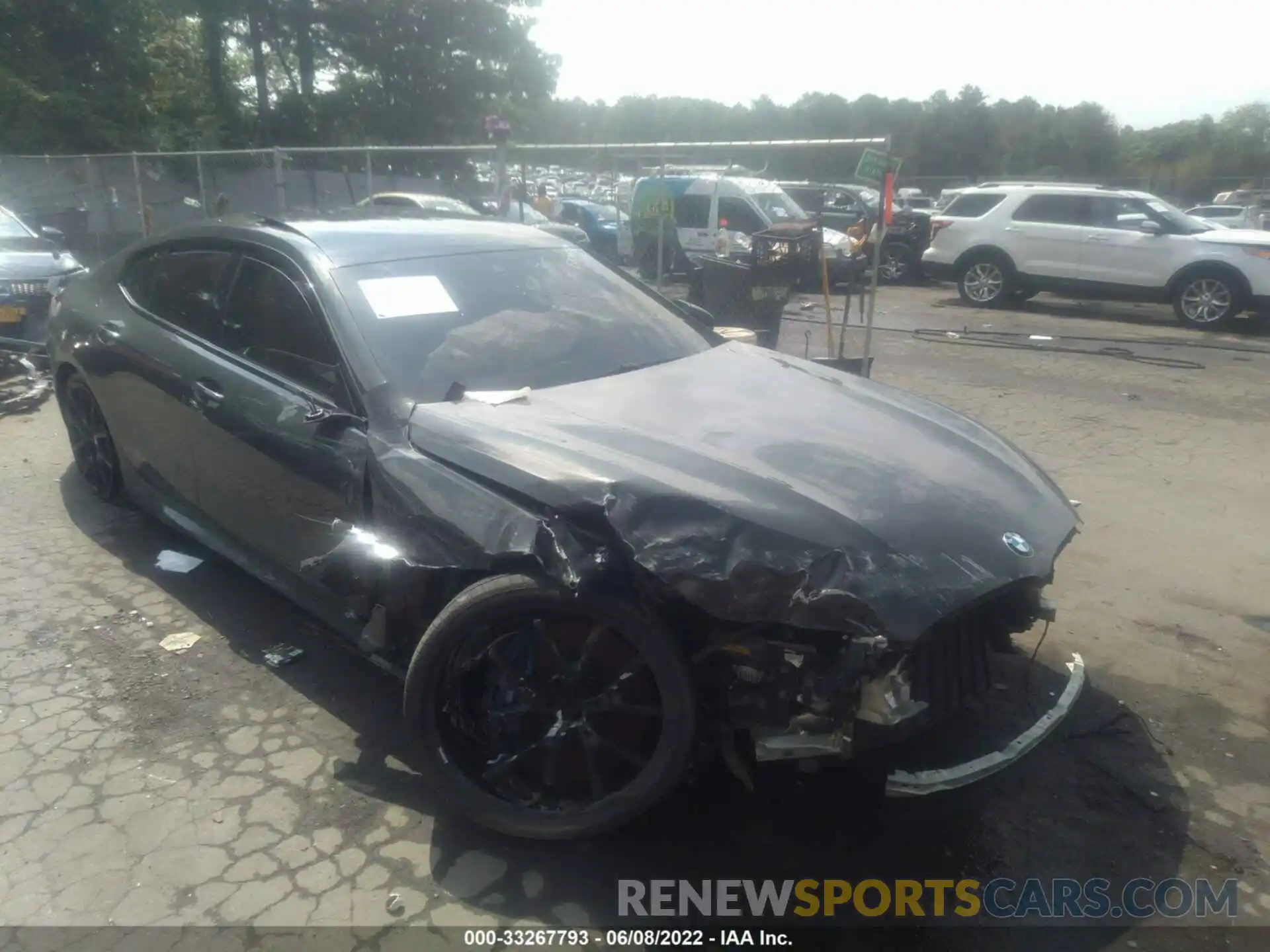 1 Photograph of a damaged car WBAGV8C01MCF83192 BMW 8 SERIES 2021