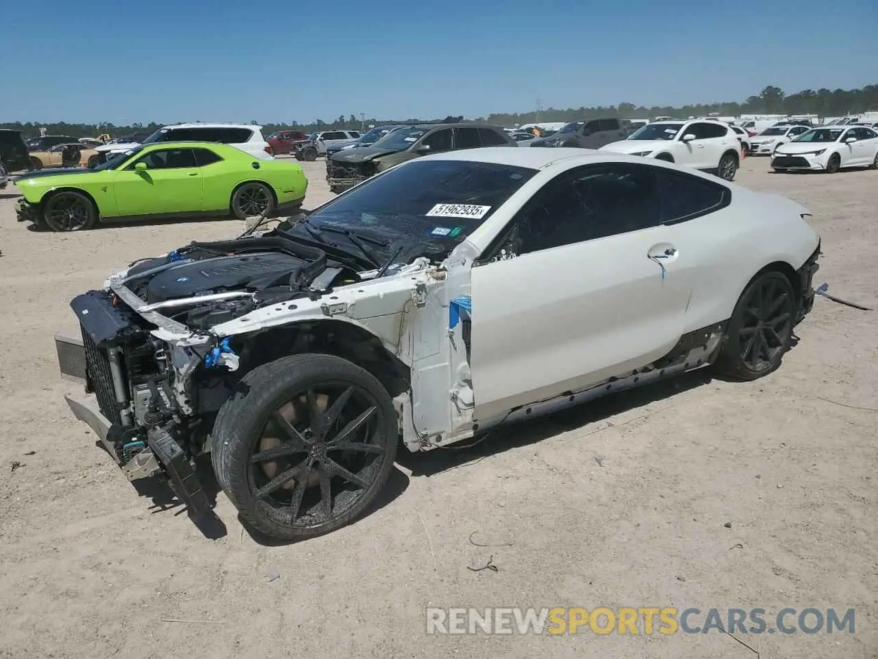 1 Photograph of a damaged car WBAAE4C0XNCJ54498 BMW 8 SERIES 2022