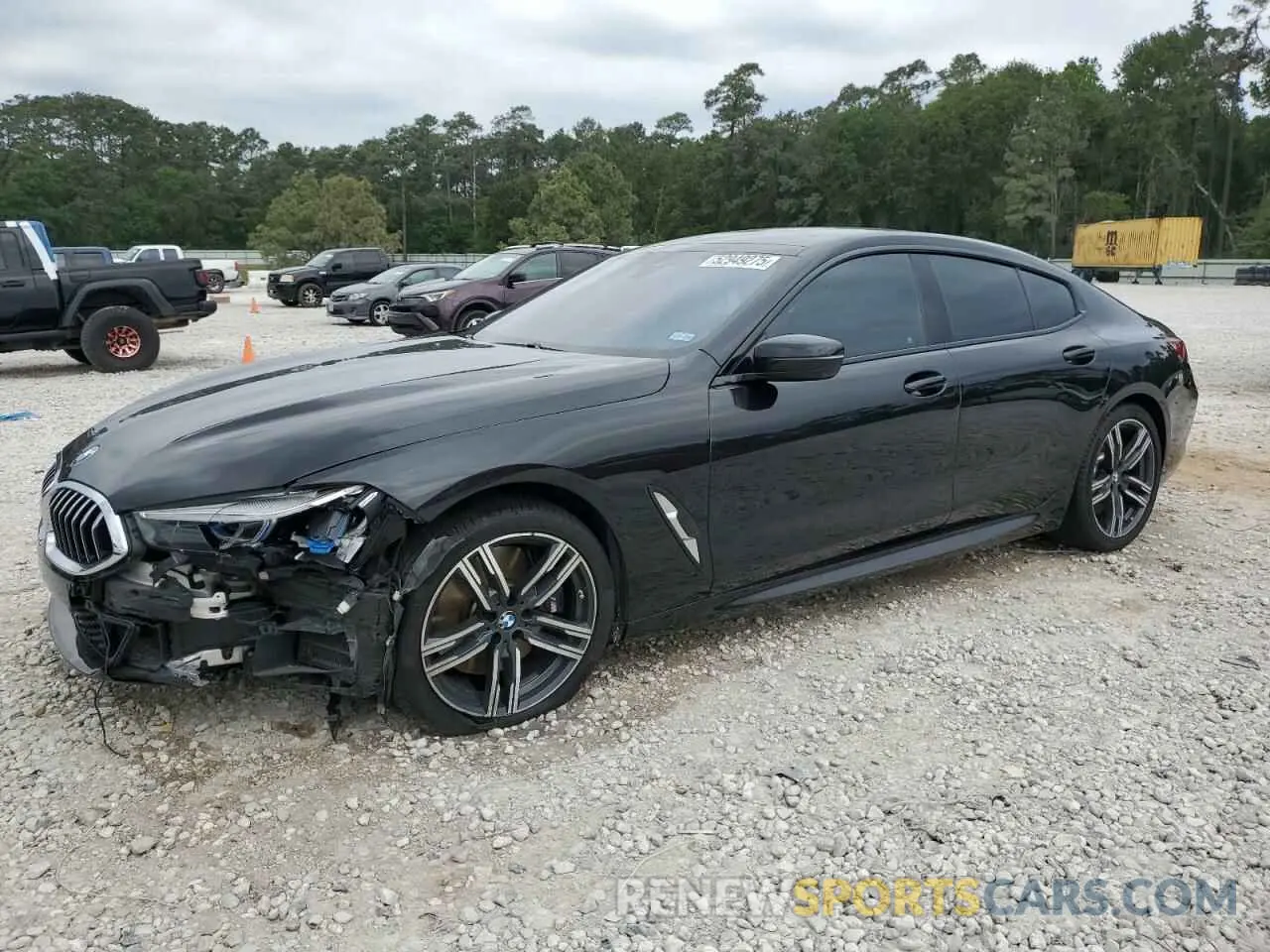 1 Photograph of a damaged car WBAGV2C06NCJ20525 BMW 8 SERIES 2022