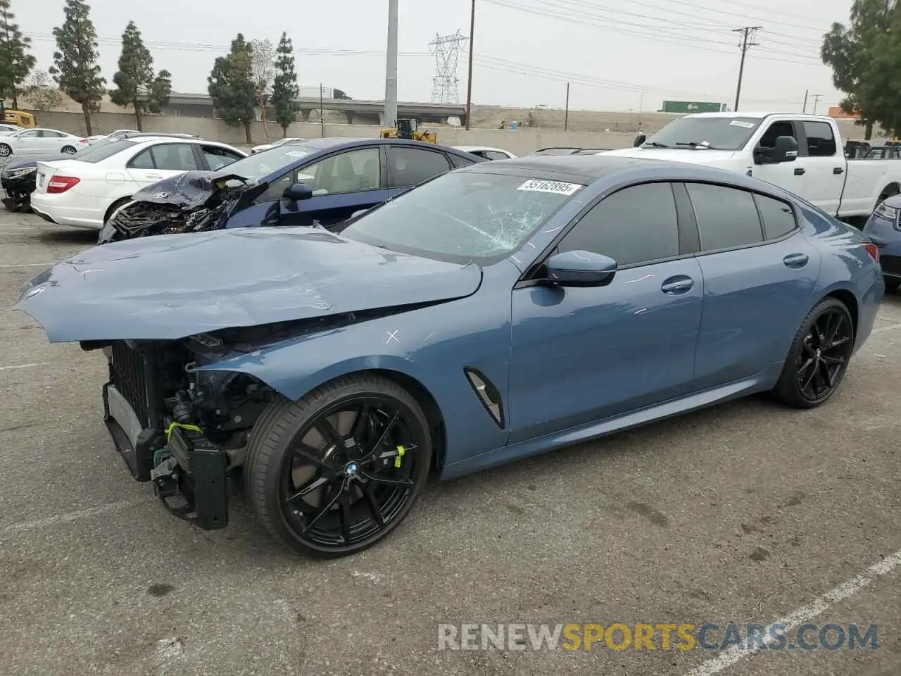 1 Photograph of a damaged car WBAGV2C09NCH74342 BMW 8 SERIES 2022