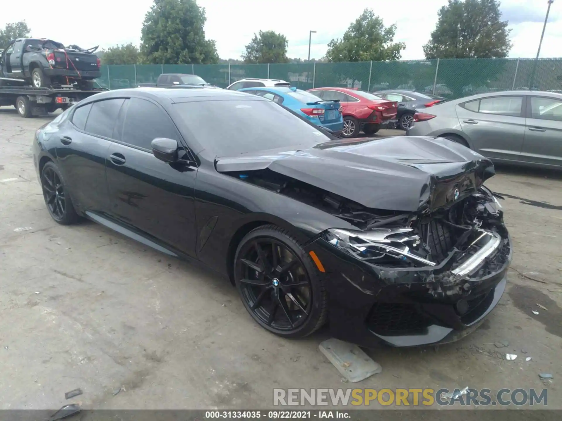 1 Photograph of a damaged car WBAGV8C03NCG99897 BMW 8 SERIES 2022