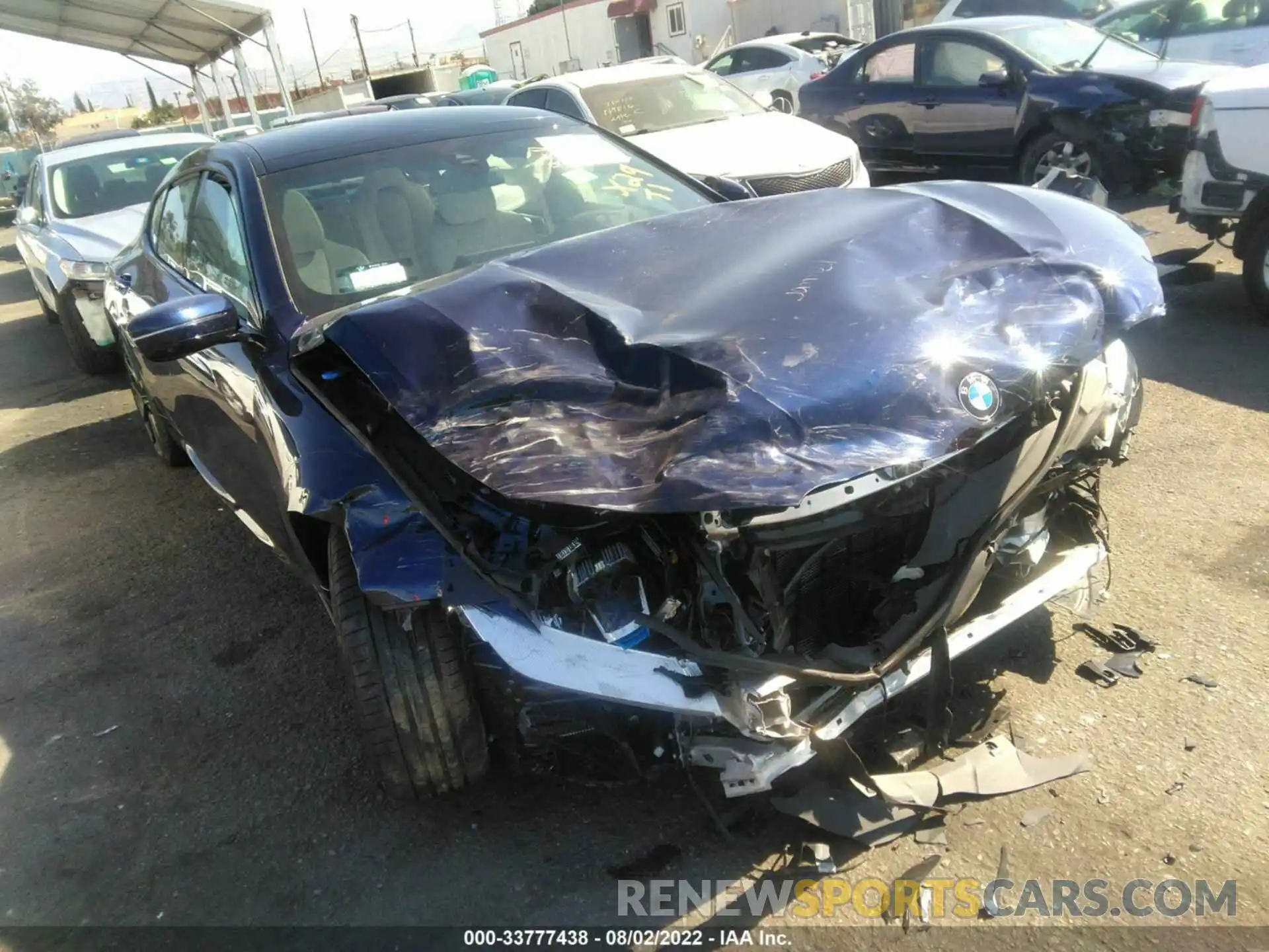 1 Photograph of a damaged car WBAGV8C04NCK23719 BMW 8 SERIES 2022