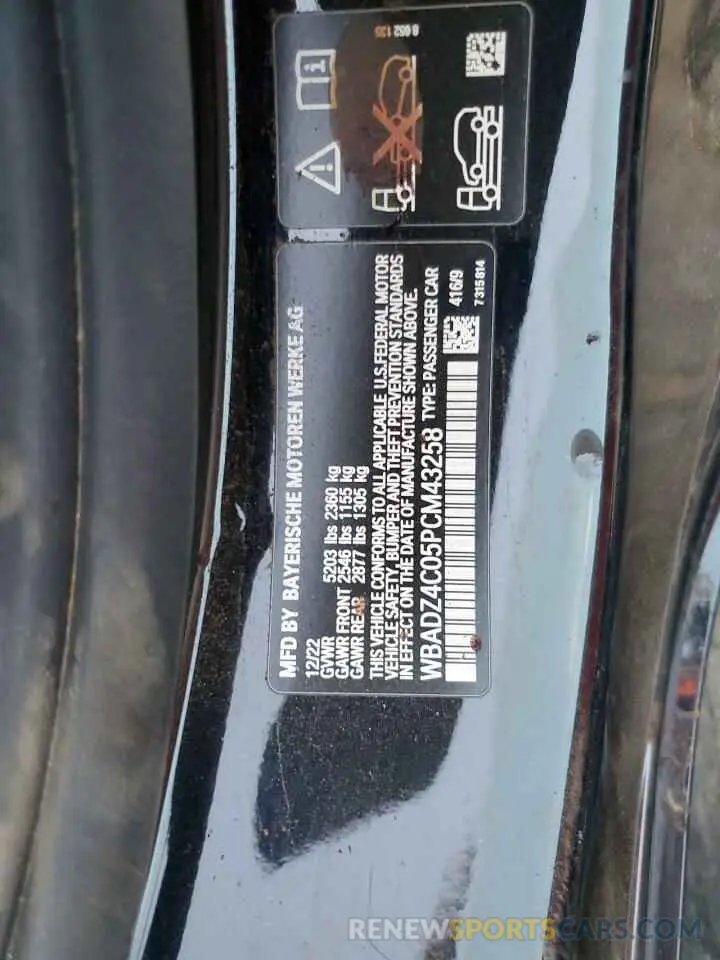 13 Photograph of a damaged car WBADZ4C05PCM43258 BMW 8 SERIES 2023