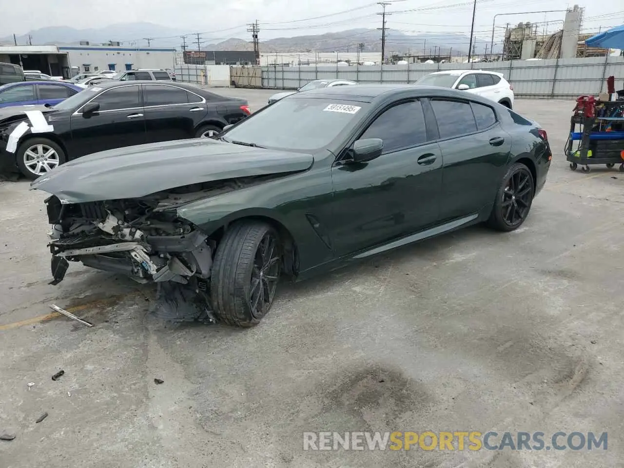 1 Photograph of a damaged car WBAGV2C01PCL77966 BMW 8 SERIES 2023