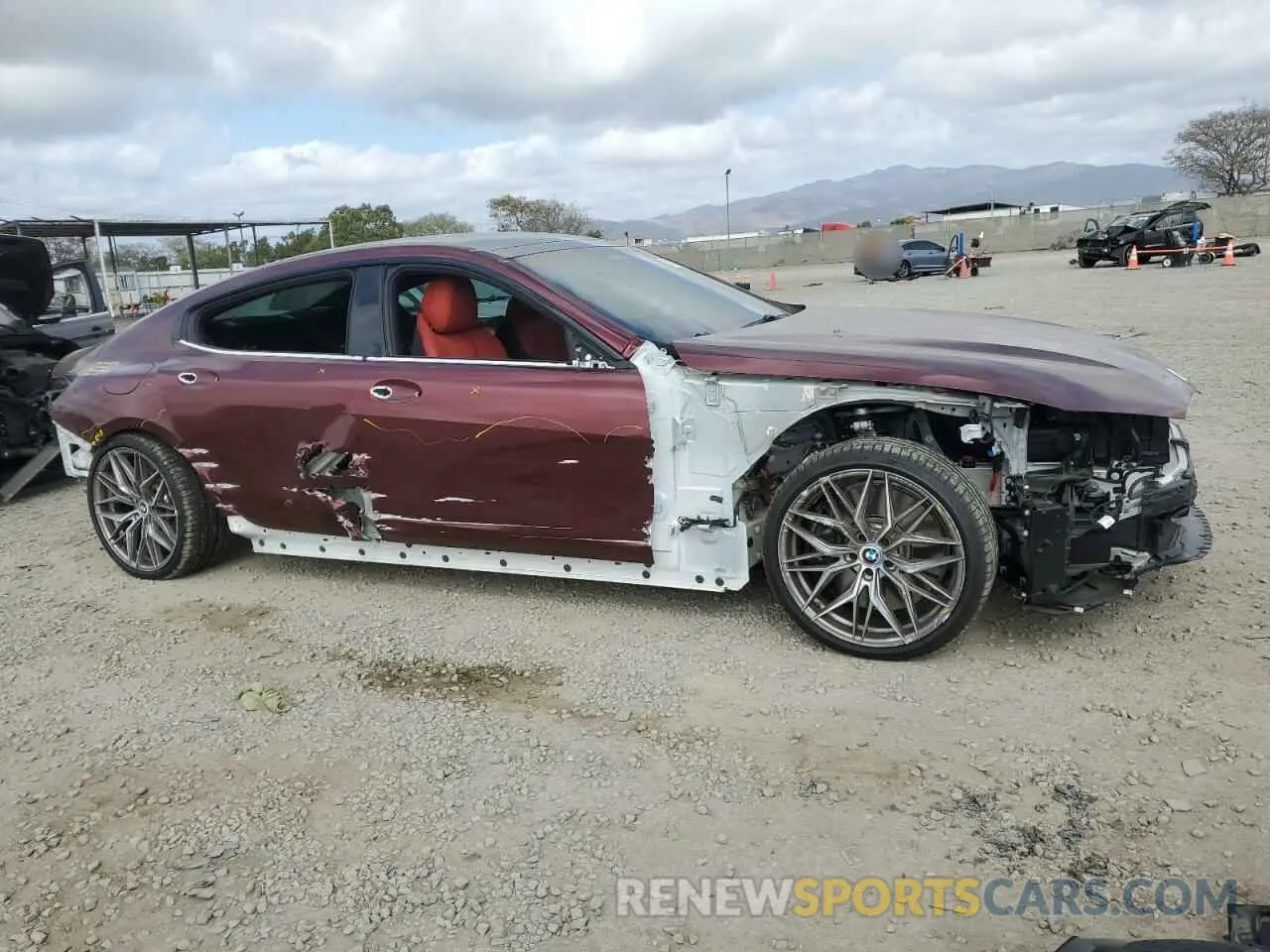 4 Photograph of a damaged car WBAGV2C02RCR06229 BMW 8 SERIES 2024