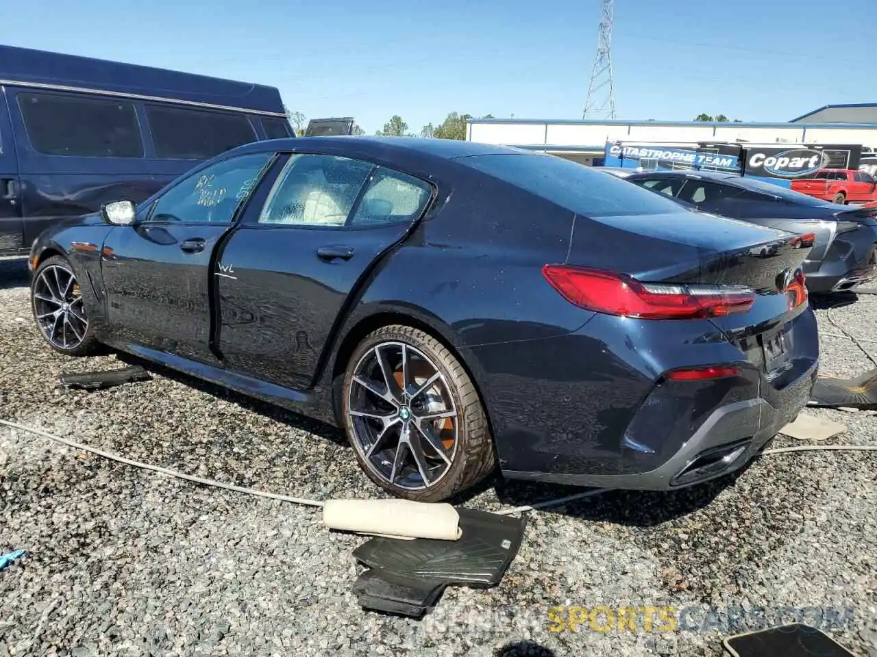 2 Photograph of a damaged car WBAGV2C00SCS41384 BMW 8 SERIES 2025