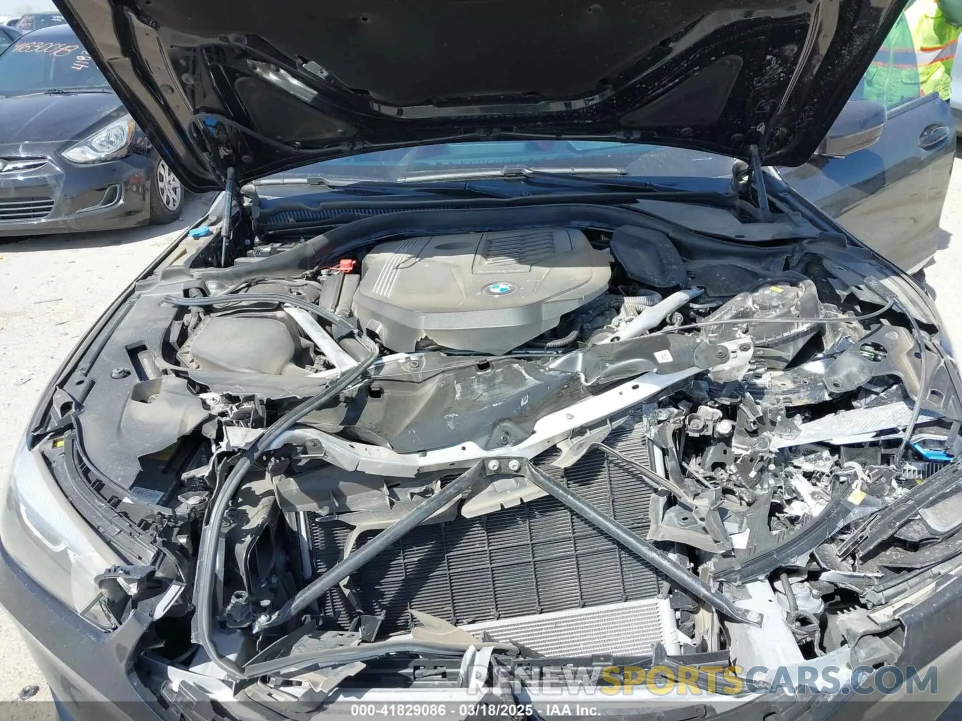 10 Photograph of a damaged car WBAGV2C00NCJ11173 BMW 840 GRAN COUPE 2022