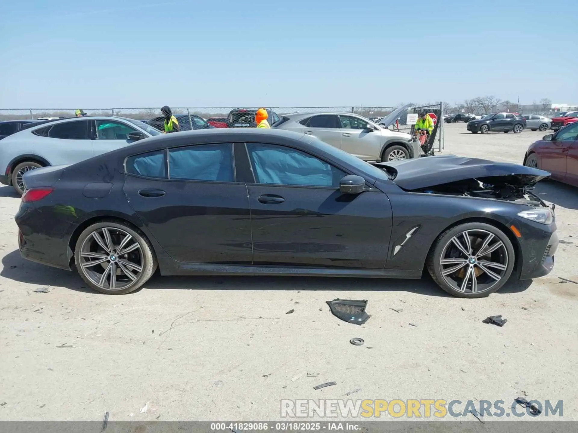 13 Photograph of a damaged car WBAGV2C00NCJ11173 BMW 840 GRAN COUPE 2022