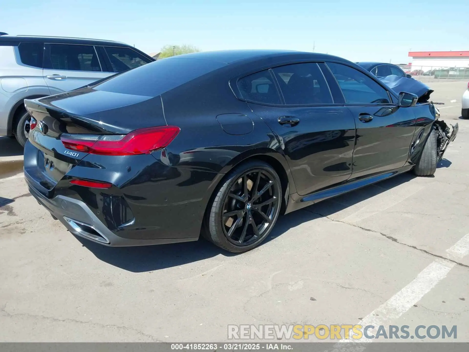 4 Photograph of a damaged car WBAGV2C06NCH71589 BMW 840 GRAN COUPE 2022