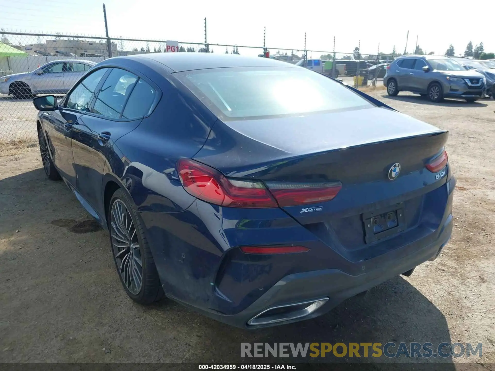 3 Photograph of a damaged car WBAGV4C00NCH14297 BMW 840 GRAN COUPE 2022
