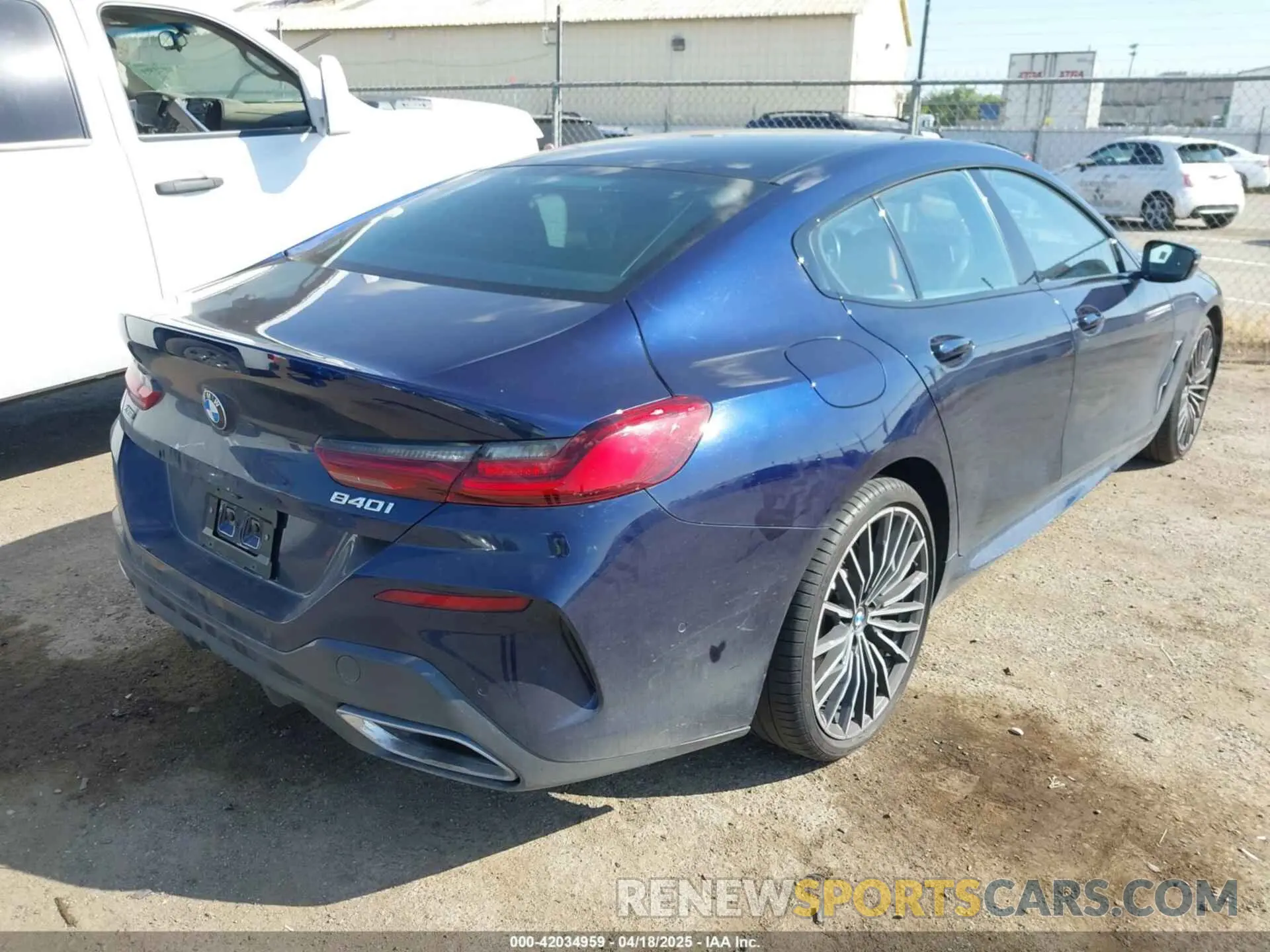 4 Photograph of a damaged car WBAGV4C00NCH14297 BMW 840 GRAN COUPE 2022