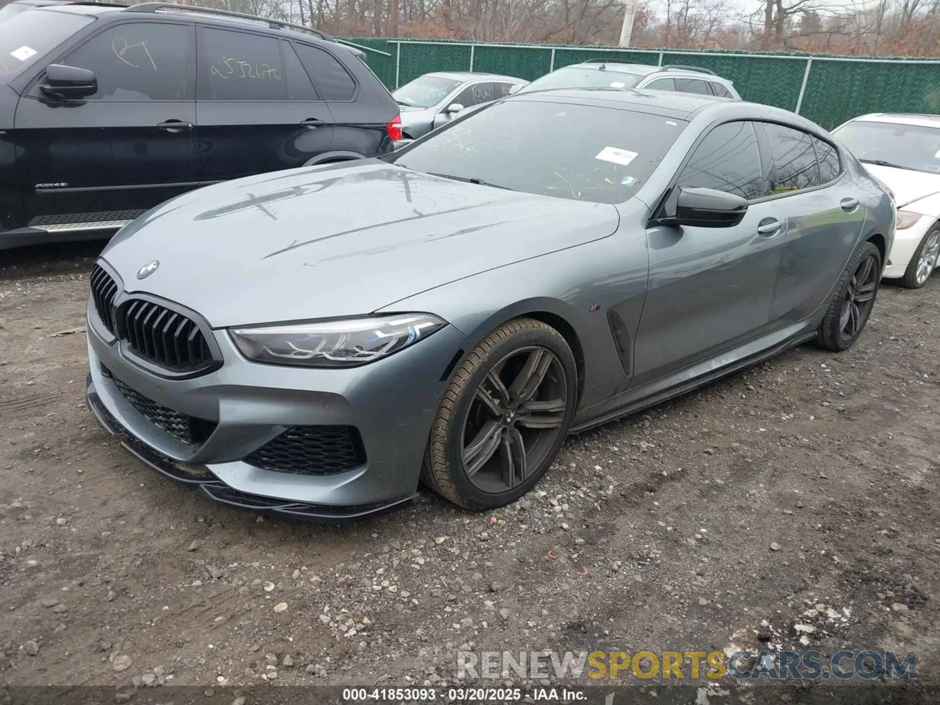 2 Photograph of a damaged car WBAGV4C08NCJ44109 BMW 840 GRAN COUPE 2022