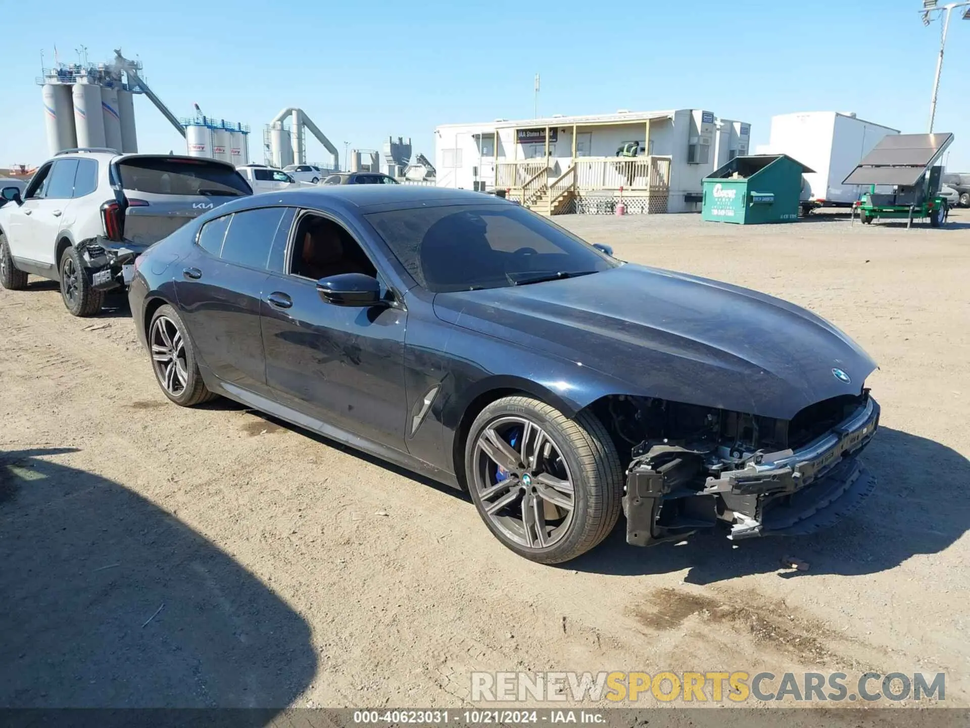 1 Photograph of a damaged car WBAGV4C00PCL07452 BMW 840 GRAN COUPE 2023