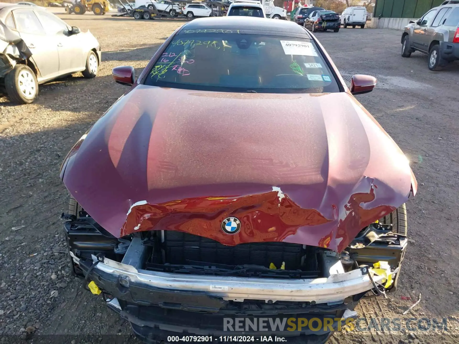 12 Photograph of a damaged car WBAGV4C07PCM84046 BMW 840 GRAN COUPE 2023