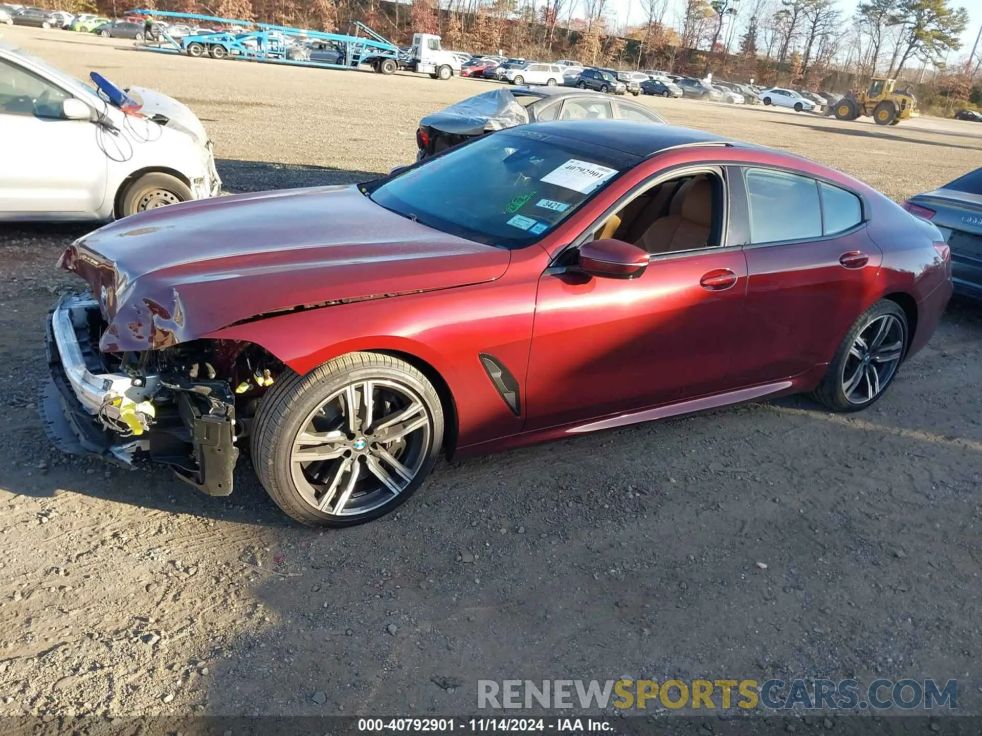 2 Photograph of a damaged car WBAGV4C07PCM84046 BMW 840 GRAN COUPE 2023