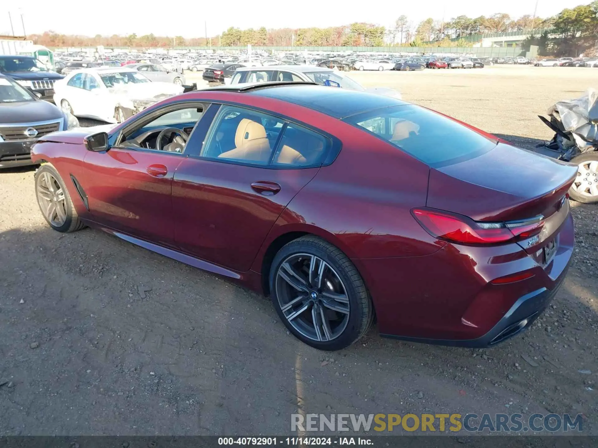 3 Photograph of a damaged car WBAGV4C07PCM84046 BMW 840 GRAN COUPE 2023